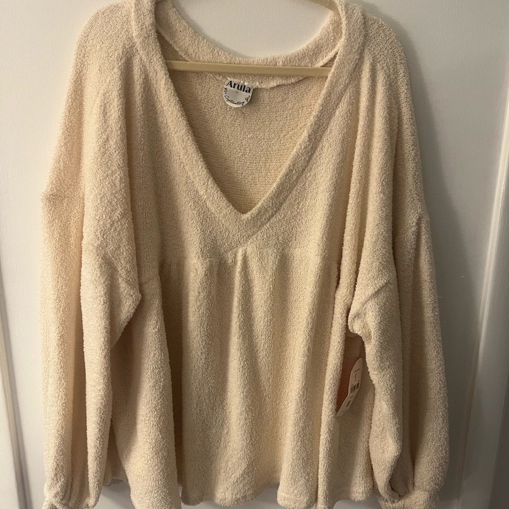 NWT Cream Sweater